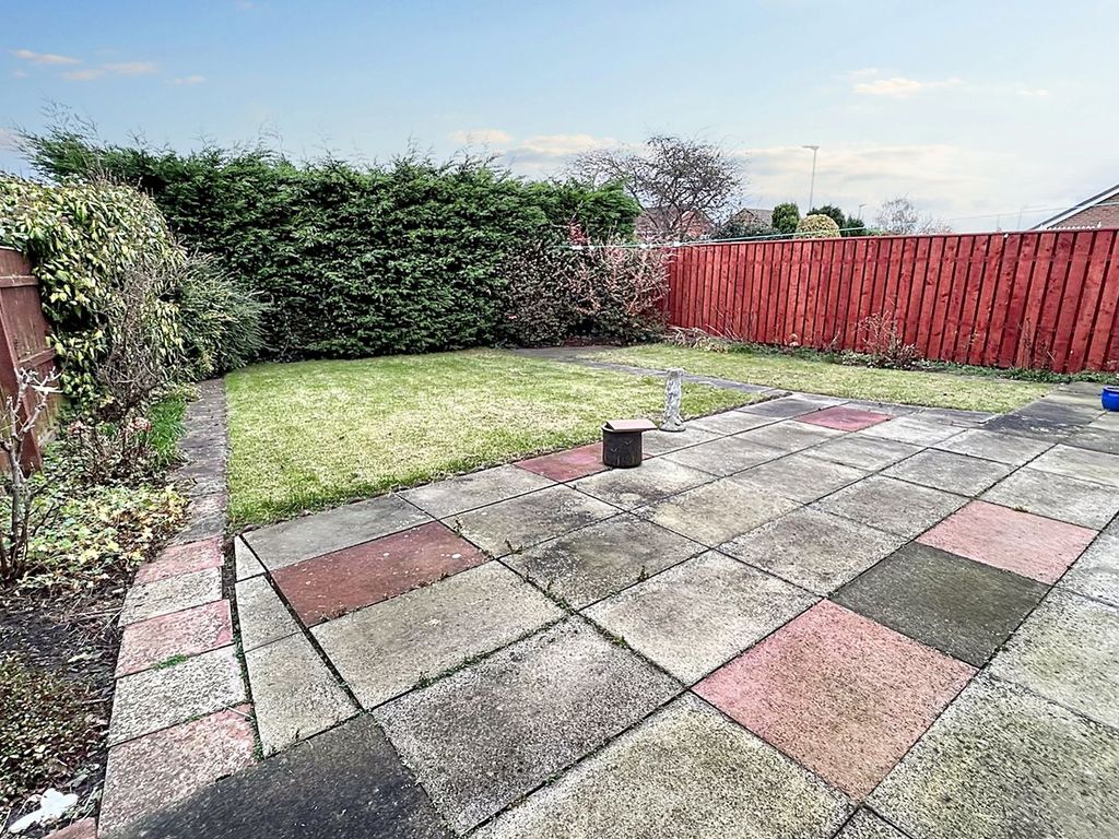 2 bed bungalow for sale in Brockwood Close, Ashington NE63, £195,000