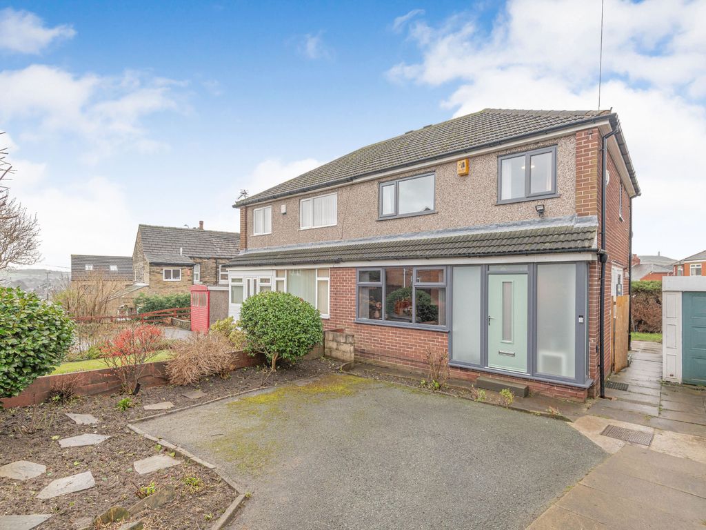 3 bed semi-detached house for sale in Hill Top Road, Moldgreen, Huddersfield HD5, £185,000