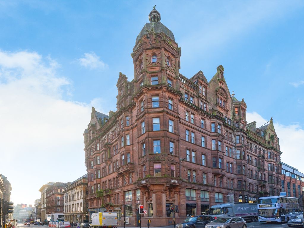 3 bed flat for sale in 65 Renfield Street, Glasgow G2, £240,000