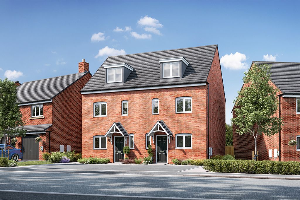 New home, 3 bed semi-detached house for sale in "The Denton" at Coventry Road, Exhall, Coventry CV7, £299,950