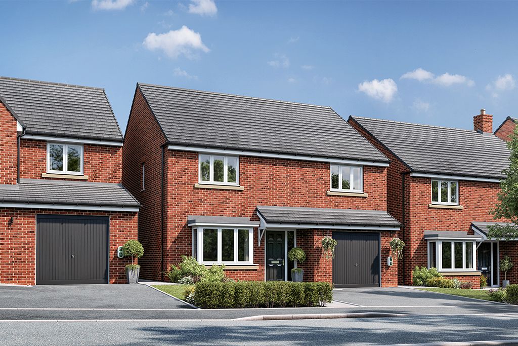 New home, 4 bed detached house for sale in "The Clayton" at Coventry Road, Exhall, Coventry CV7, £403,950