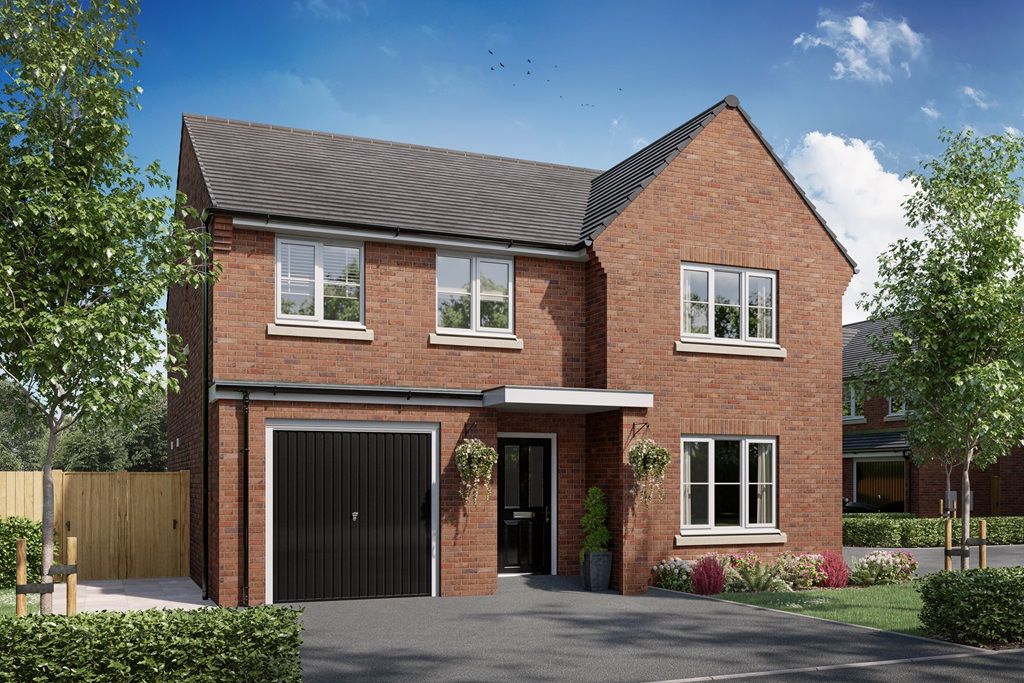 New home, 4 bed detached house for sale in "The Croyland - Plot 33" at Moor Close, Kirklevington, Yarm TS15, £374,995