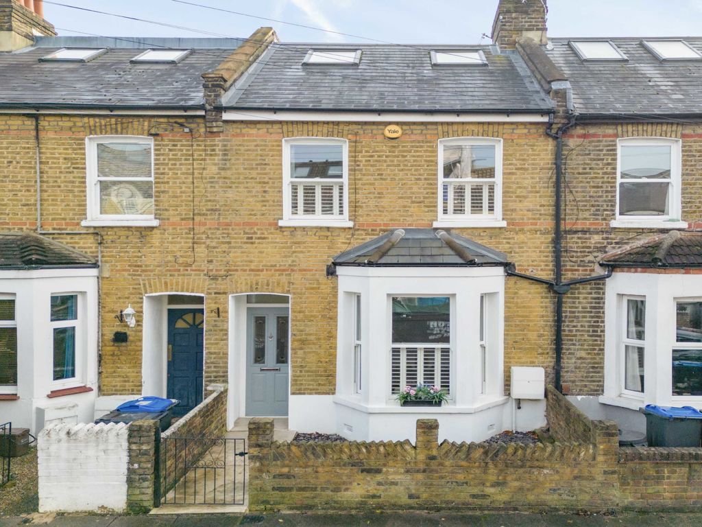 4 bed terraced house for sale in Dryden Road, London SW19, £975,000