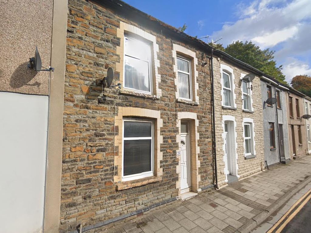 3 bed terraced house for sale in North Road, Porth CF39, £75,000