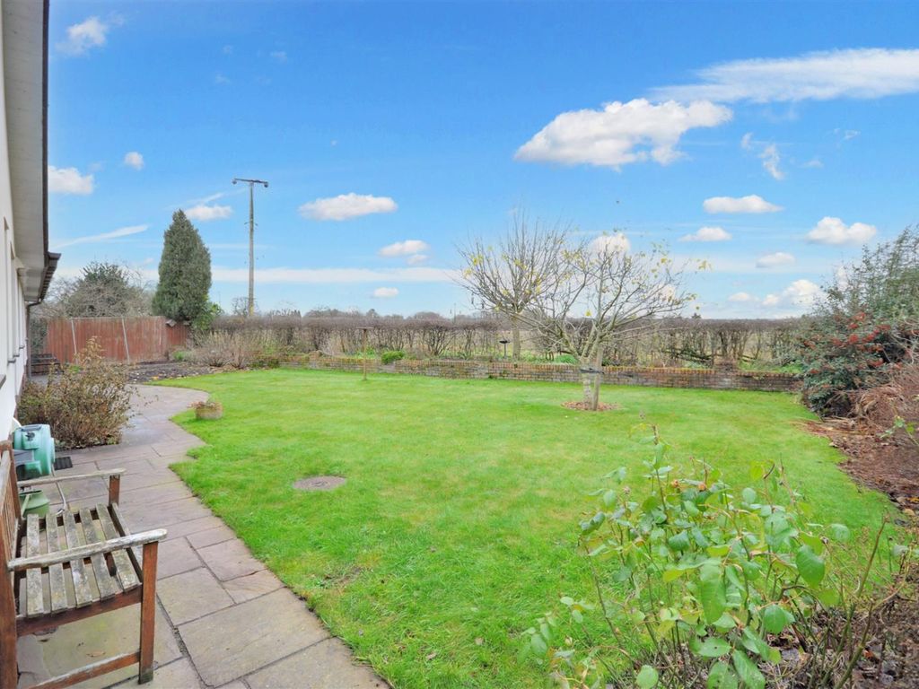 3 bed detached bungalow for sale in Calveley Close, Yarnfield, Stone ST15, £425,000