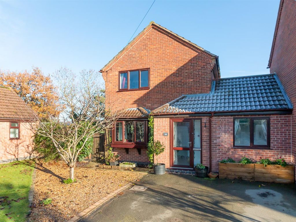 3 bed link-detached house for sale in Pinfold Place, Harby, Melton Mowbray LE14, £280,000