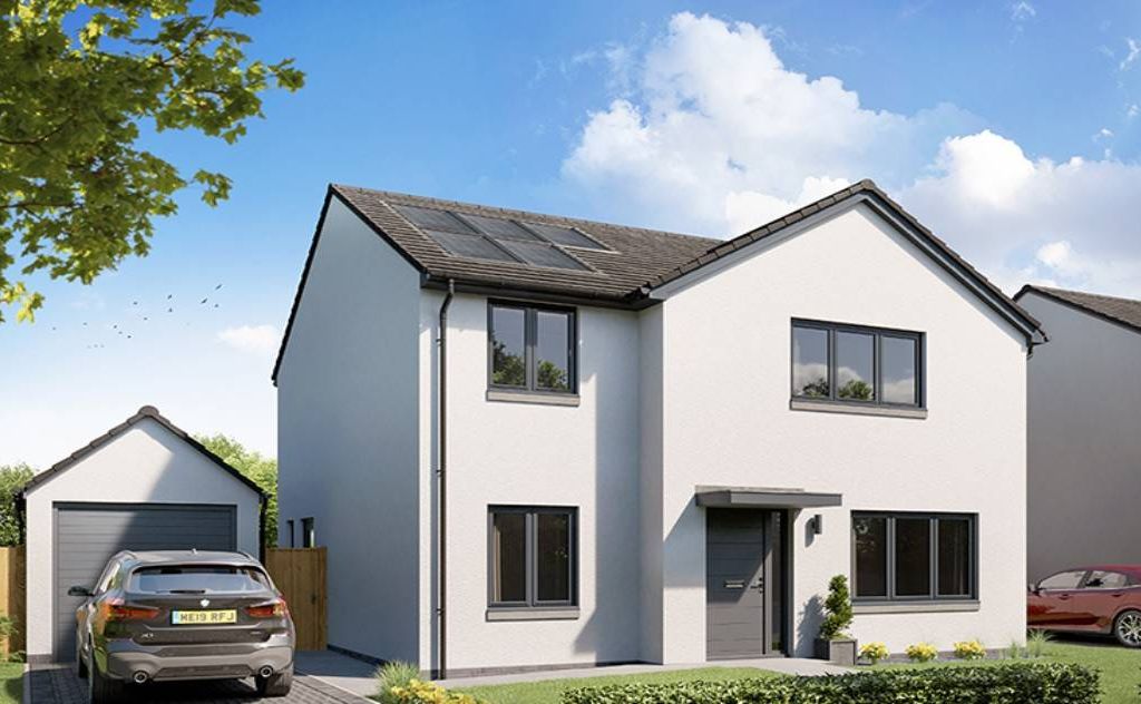 New home, 4 bed detached house for sale in Viscount Drive, Dalkeith EH22, £431,995