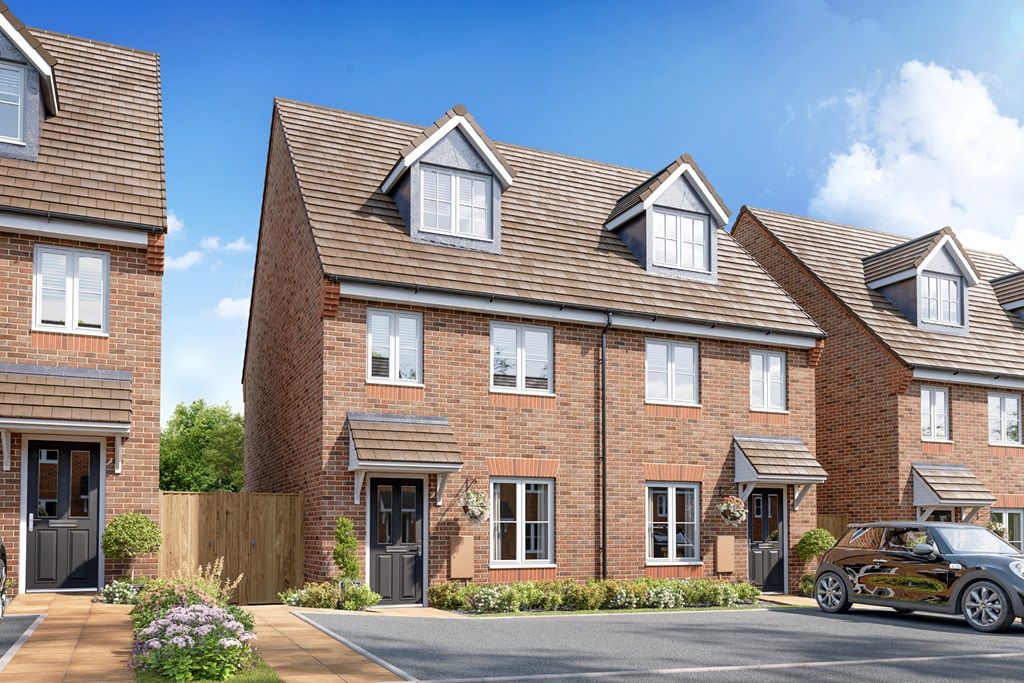 New home, 3 bed semi-detached house for sale in "Braxton - Plot 11" at Welford Road, Kingsthorpe, Northampton NN2, £320,000