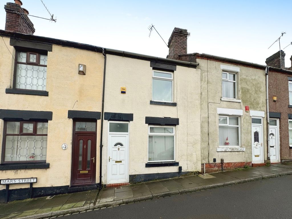 2 bed terraced house for sale in Mars Street, Stoke-On-Trent, Staffordshire ST6, £85,000