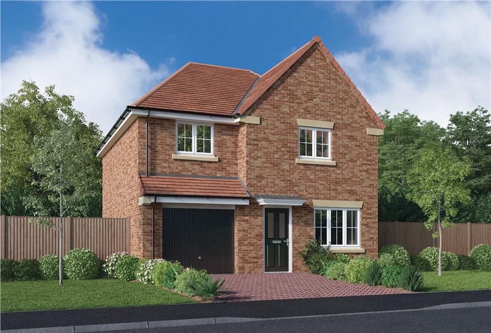 New home, 4 bed detached house for sale in "The Tollwood" at Elm Avenue, Pelton, Chester Le Street DH2, £272,950