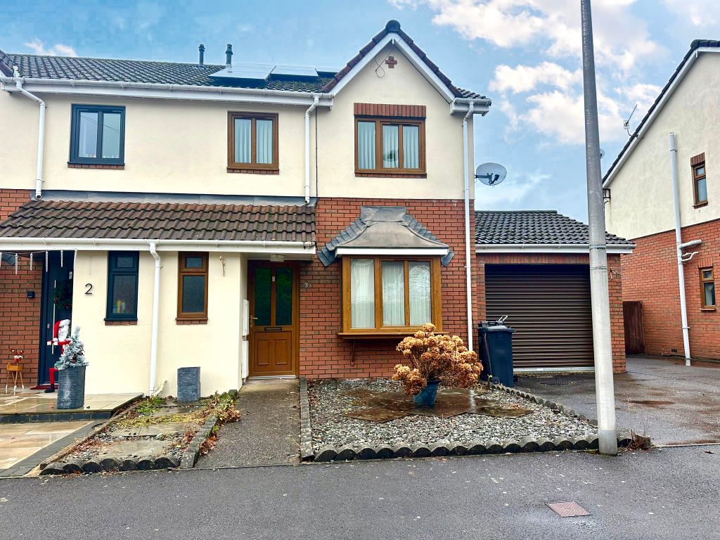 3 bed semi-detached house for sale in Plymouth Gardens, Pentrebach, Merthyr Tydfil CF48, £245,000