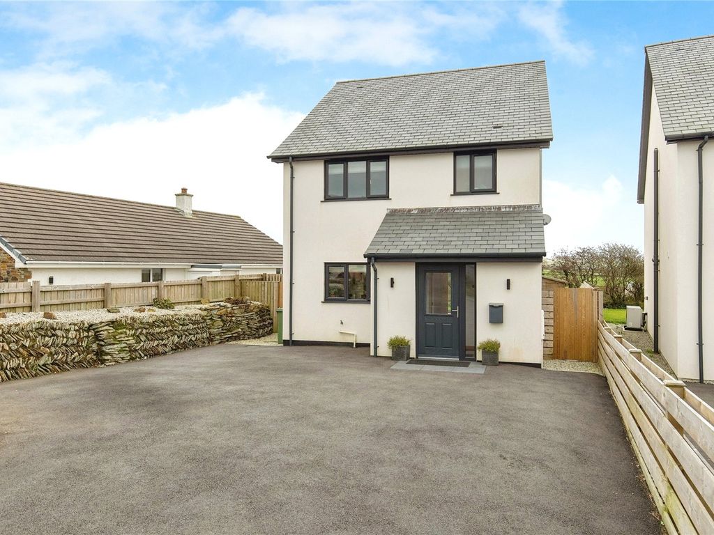 3 bed detached house for sale in Gwel An Hal, Delabole, Cornwall PL33, £475,000