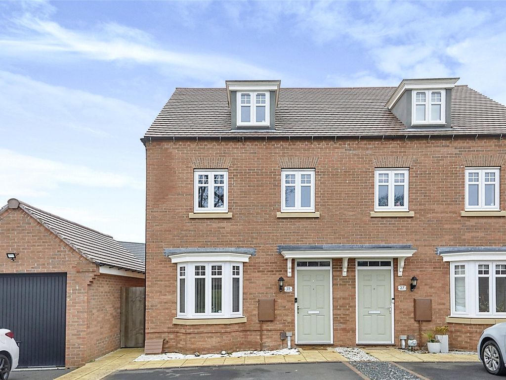 3 bed semi-detached house for sale in Trent Way, Mickleover, Derby, Derbyshire DE3, £265,000