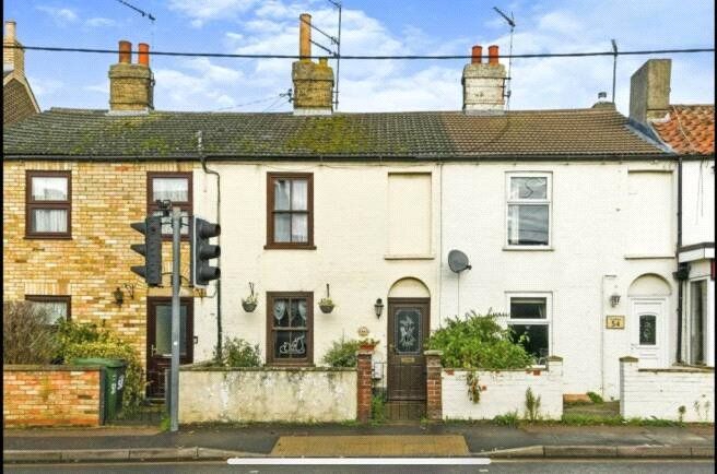 2 bed terraced house for sale in Railway Road, Downham Market, Norfolk PE38, £175,000