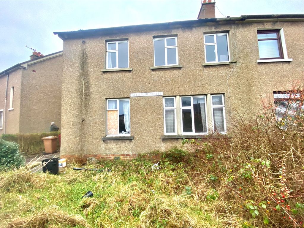 3 bed semi-detached house for sale in Glenfuir Street, Camelon, Falkirk, Stirlingshire FK1, £70,000