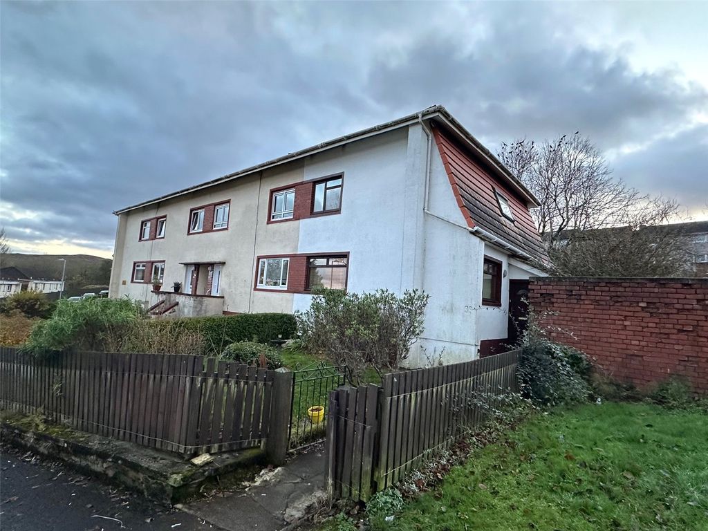 3 bed end terrace house for sale in Kestrel Crescent, Greenock, Inverclyde PA16, £75,000