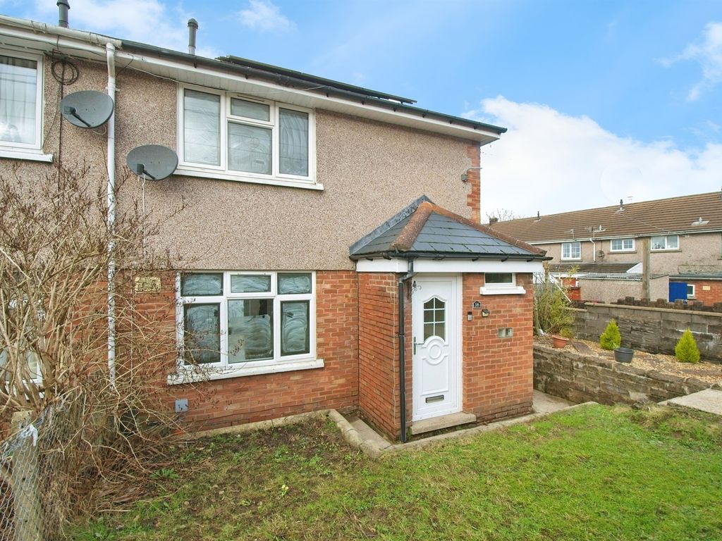 2 bed semi-detached house for sale in Mill Road, Pontllanfraith, Blackwood NP12, £155,000