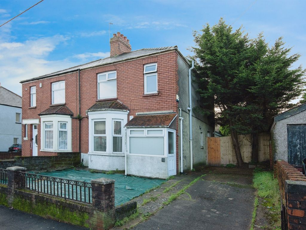 3 bed semi-detached house for sale in Wentloog Road, Rumney, Cardiff CF3, £270,000