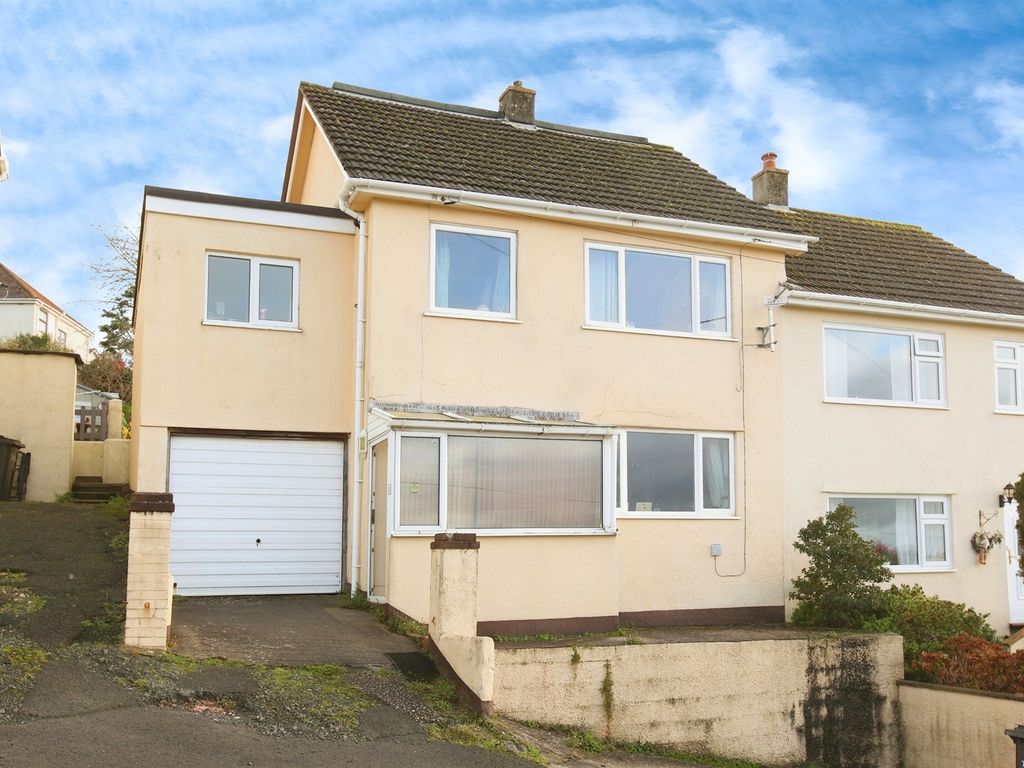 5 bed semi-detached house for sale in Lower Audley Road, Torquay TQ2, £280,000