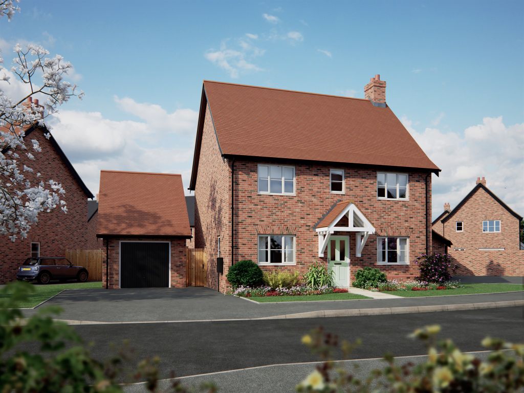 New home, 4 bed detached house for sale in Anson Drive, Shotley Gate, Ipswich IP9, £450,000