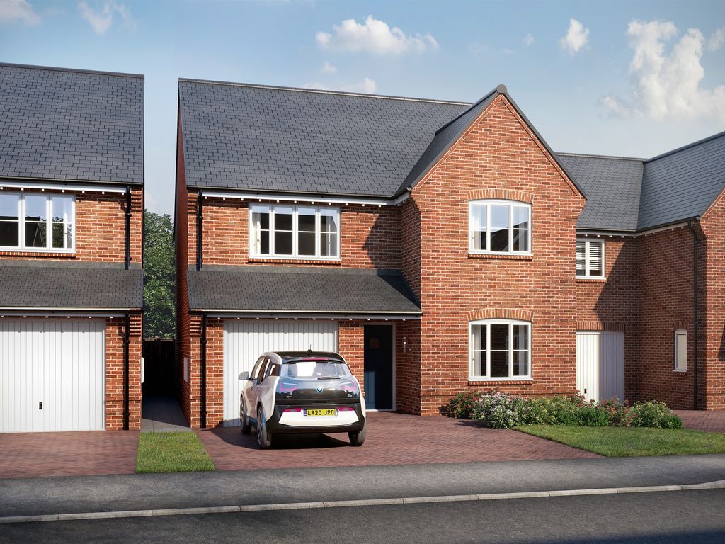 New home, 4 bed detached house for sale in Roseway, Stoke Golding, Nuneaton CV13, £450,000