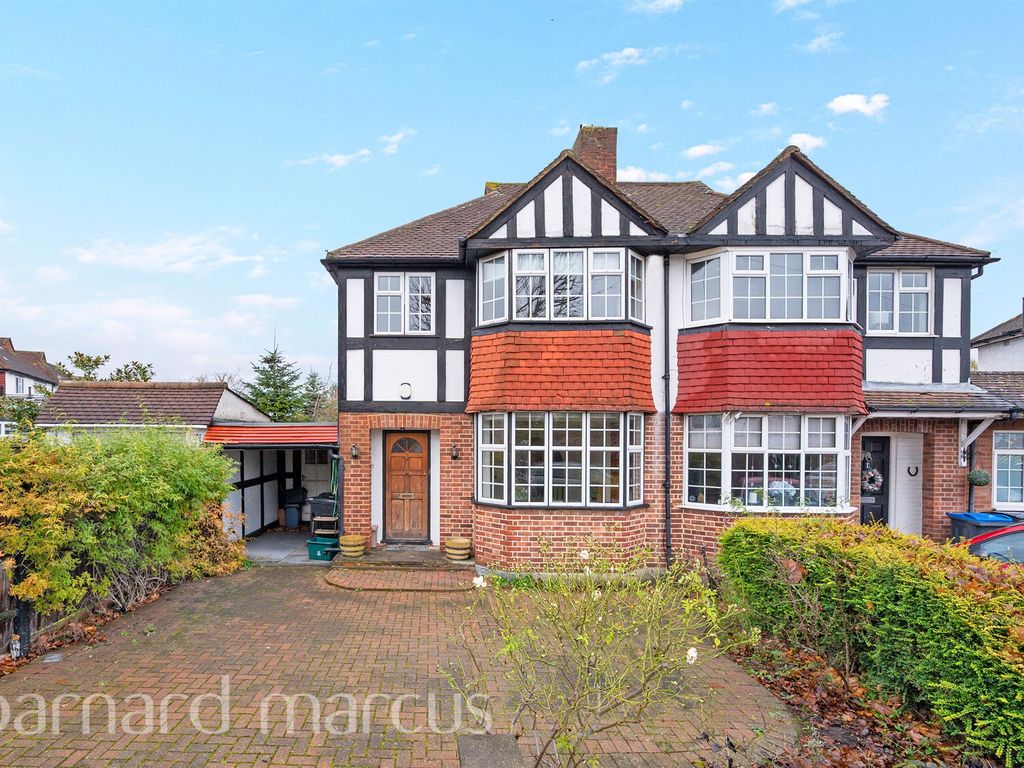 3 bed semi-detached house for sale in Ancaster Crescent, New Malden KT3, £675,000