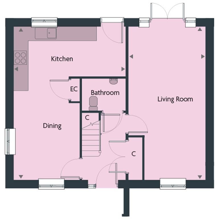 New home, 4 bed detached house for sale in Aspen Grove, Rumney, Cardiff CF3, £380,000