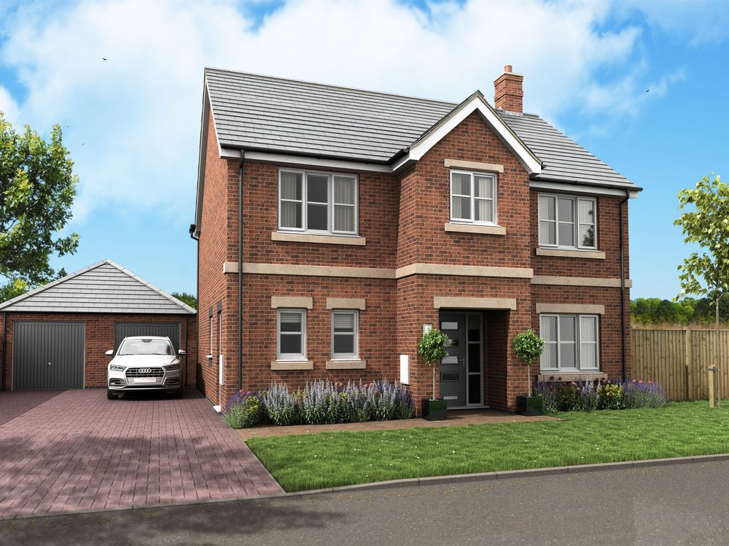 New home, 4 bed detached house for sale in Kingsview Meadow, Coton Lane, Tamworth B79, £550,000