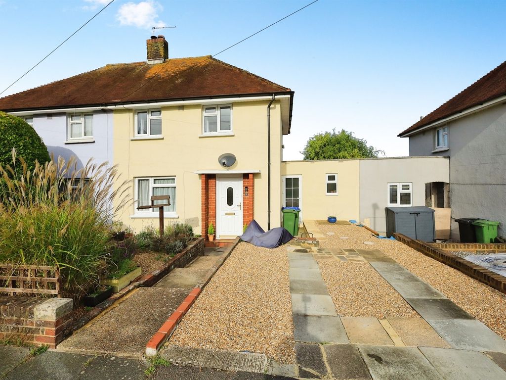 2 bed semi-detached house for sale in Prince Charles Road, Lewes BN7, £415,000