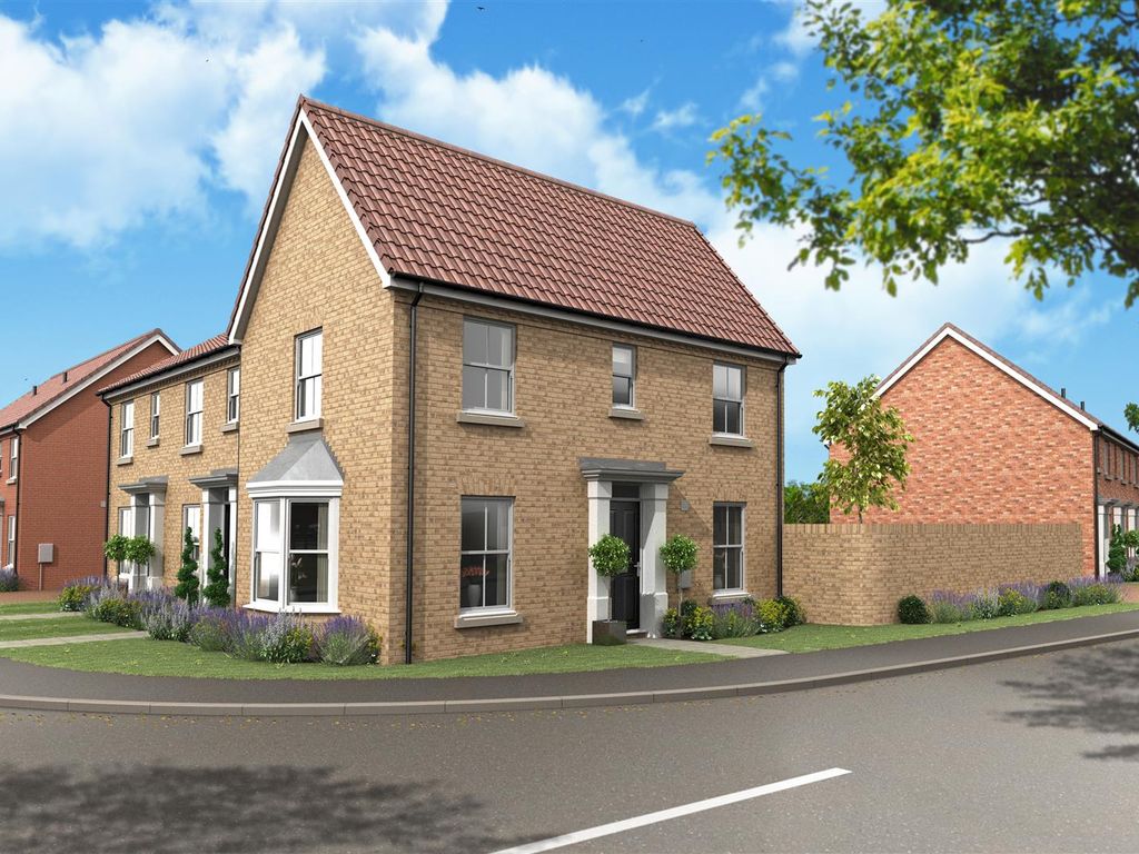 New home, 2 bed end terrace house for sale in St. Johns Hill, Bungay NR35, £245,000