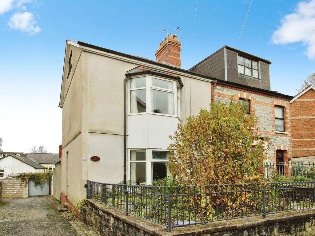 3 bed semi-detached house for sale in John Street, Penarth CF64, £200,000