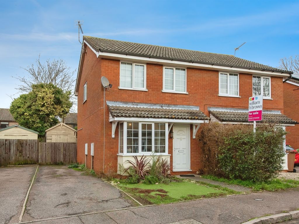 3 bed semi-detached house for sale in Oxer Close, Elmswell, Bury St. Edmunds IP30, £270,000