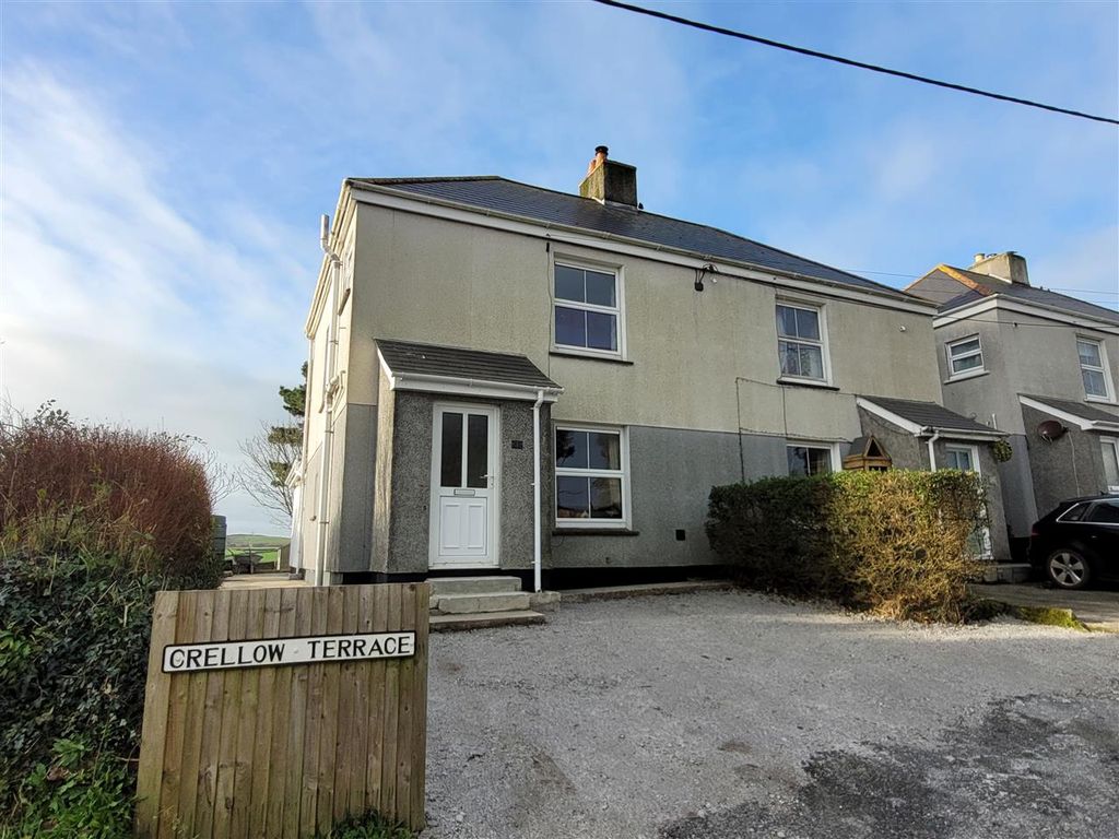 3 bed semi-detached house for sale in Crellow Hill, Stithians, Truro TR3, £290,000