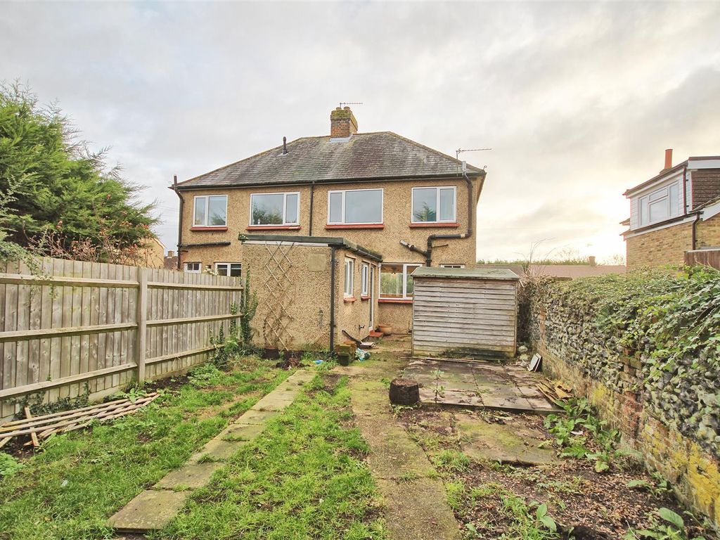 2 bed semi-detached house for sale in Downfield Road, Hertford Heath, Hertford SG13, £350,000