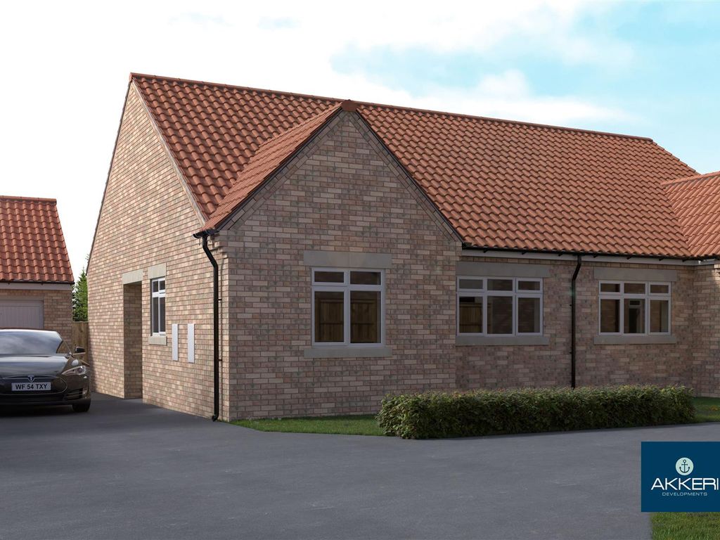 New home, 2 bed semi-detached bungalow for sale in Plot 21, The Nurseries, Kilham, Driffield YO25, £200,000