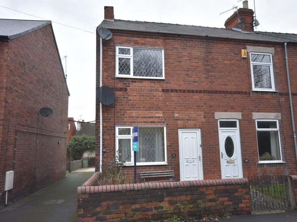 1 bed end terrace house for sale in Foljambe Road, Brimington, Chesterfield S43, £100,000