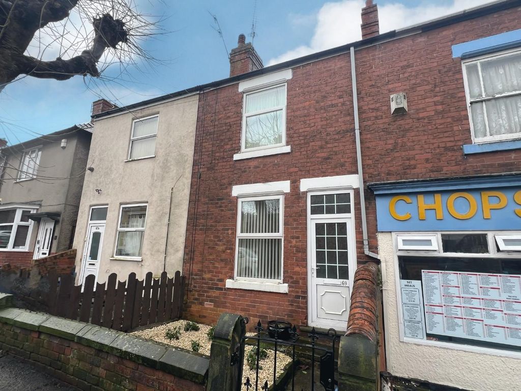 2 bed terraced house for sale in York Street, Hasland, Chesterfield S41, £130,000