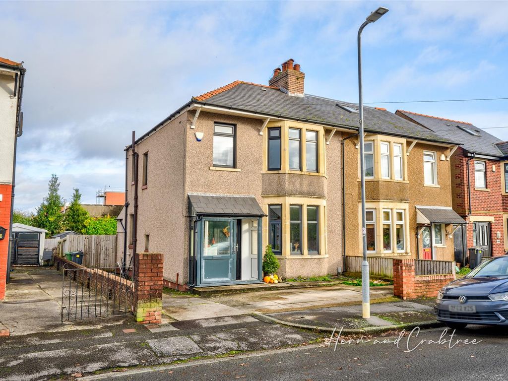 3 bed semi-detached house for sale in Llangattock Road, Fairwater, Cardiff CF5, £315,000