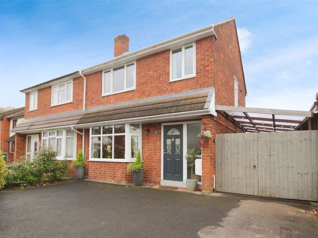 3 bed semi-detached house for sale in Greenhill Avenue, Greenhill, Kidderminster DY10, £270,000
