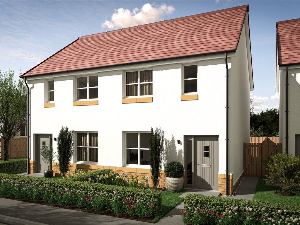 New home, 3 bed semi-detached house for sale in Raw Holdingseast Calder, East Calder, Livingston, West Lothian EH53, £255,000
