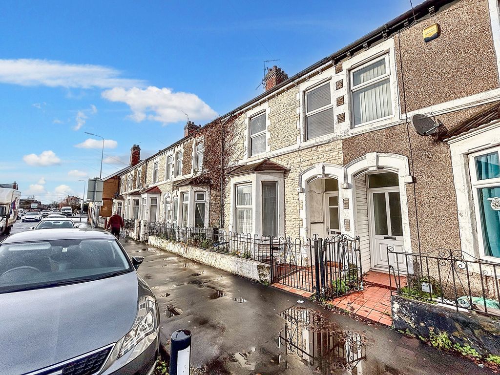 3 bed terraced house for sale in Walker Road, Cardiff CF24, £215,000