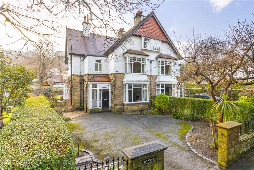 6 bed semi-detached house for sale in Grove Road, Ilkley, West Yorkshire LS29, £1,225,000