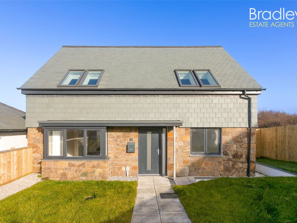 New home, 3 bed detached house for sale in Bahavella Croft, St. Ives, Cornwall TR26, £530,000