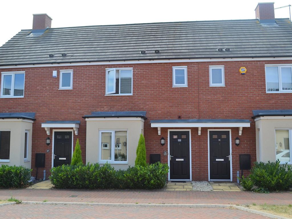 2 bed terraced house to rent in St. Thomas Way, Hawksyard, Rugeley WS15, £825 pcm
