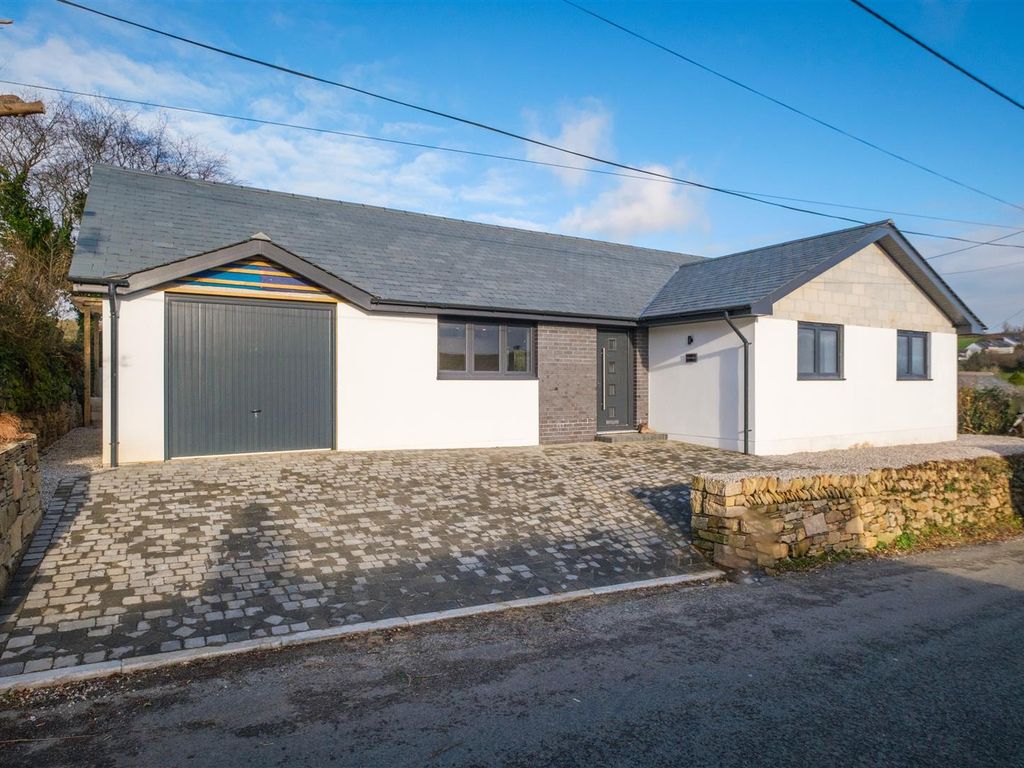 New home, 3 bed detached bungalow for sale in Trecarne, Liskeard PL14, £400,000