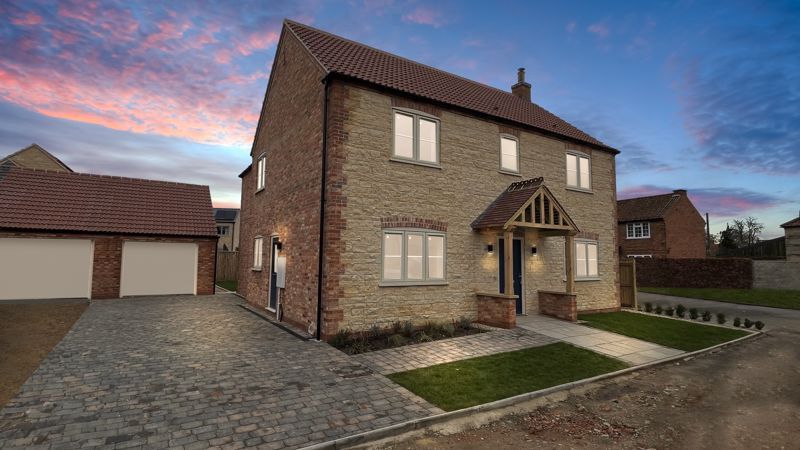 New home, 4 bed detached house for sale in Cross Street, Potterhanworth, Lincoln LN4, £550,000