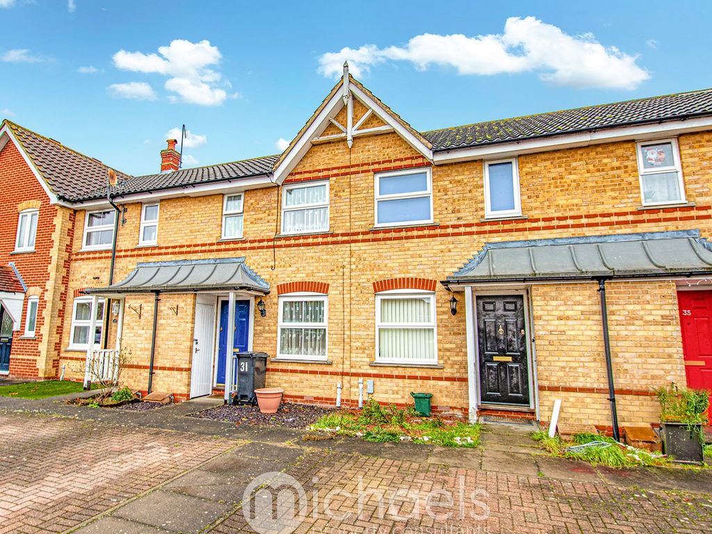 2 bed terraced house for sale in Keeble Way, Braintree CM7, £230,000