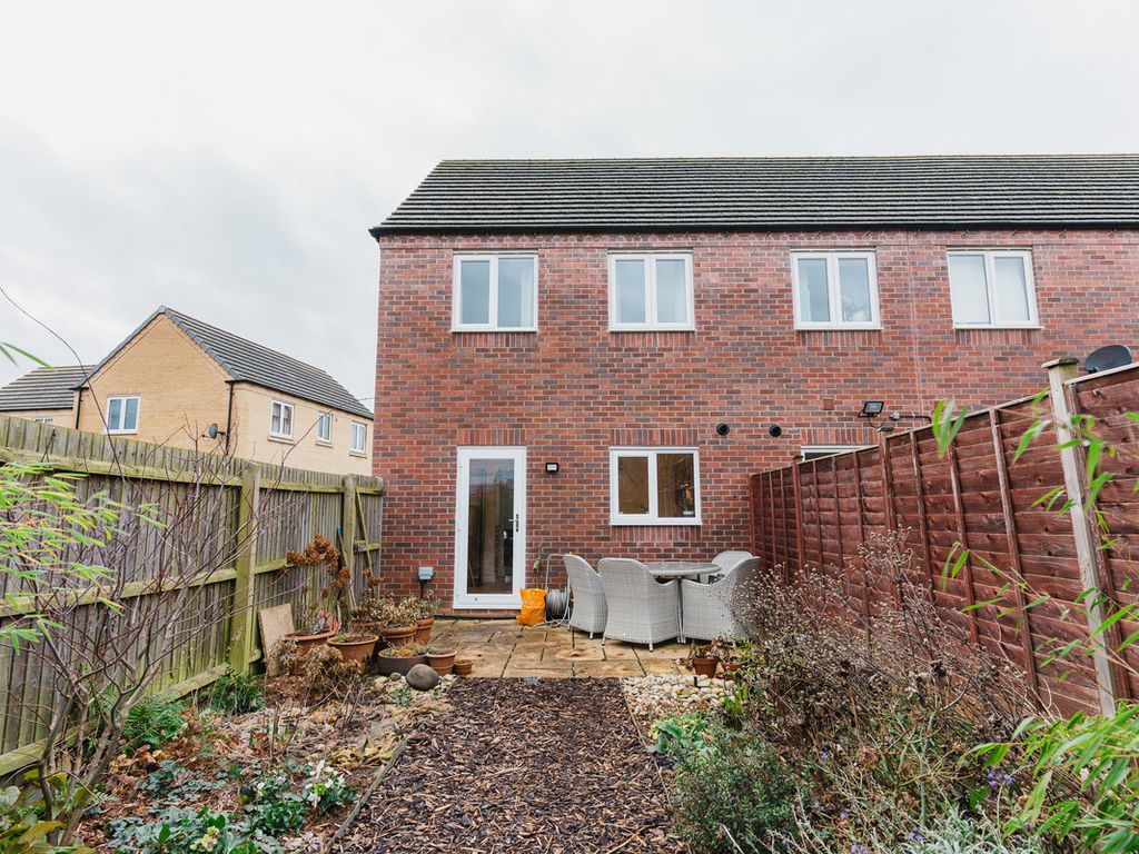 2 bed semi-detached house for sale in Cornflower Crescent, Barleythorpe LE15, £220,000