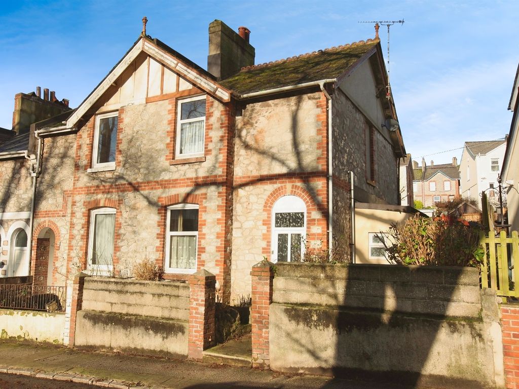 3 bed end terrace house for sale in Lower Ellacombe Church Road, Torquay TQ1, £165,000