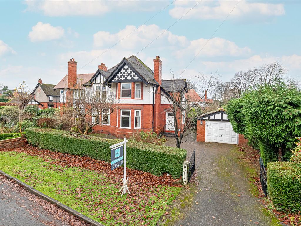 3 bed semi-detached house for sale in Marlborough Crescent, Stockton Heath, Warrington WA4, £725,000